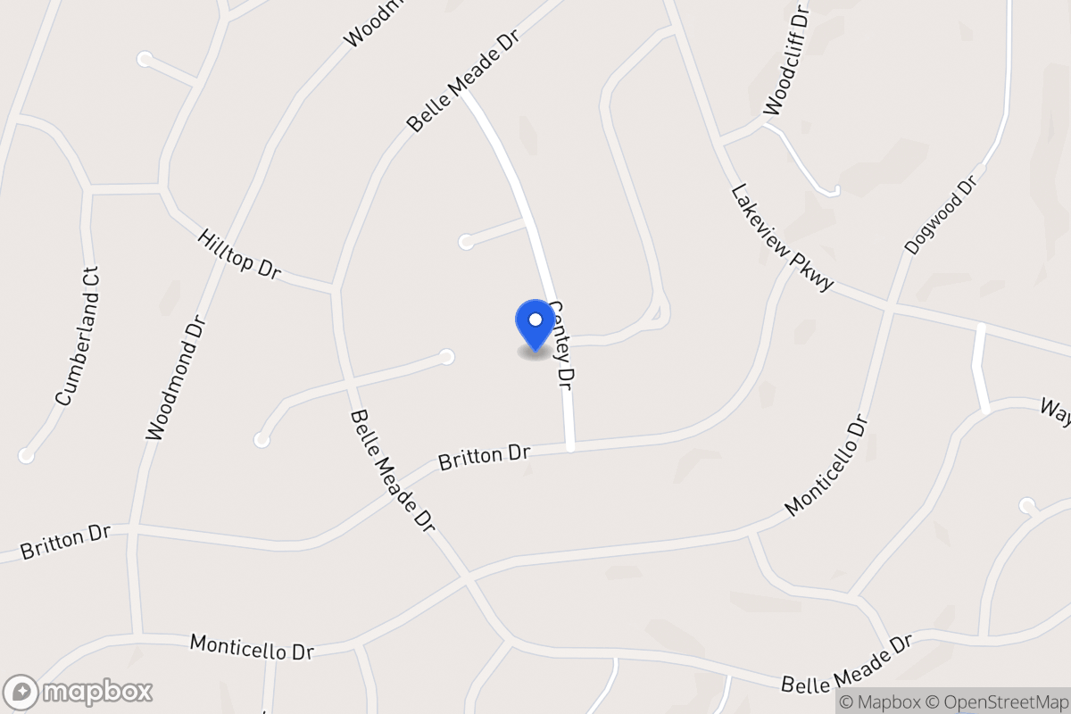 Map of 5538 Centry Dr