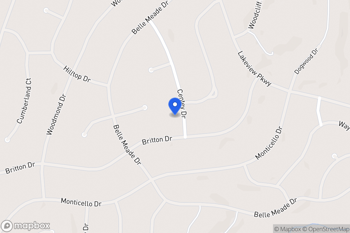 Map of 5539 Centry Dr
