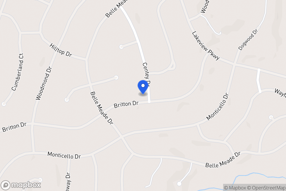 Map of 5540 Britton Dr