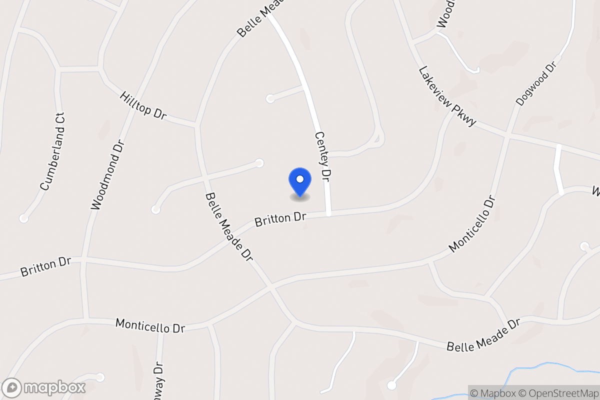 Map of 5541 Britton Dr