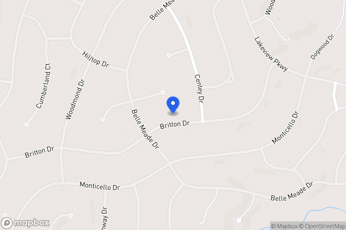 Map of 5543 Britton Dr