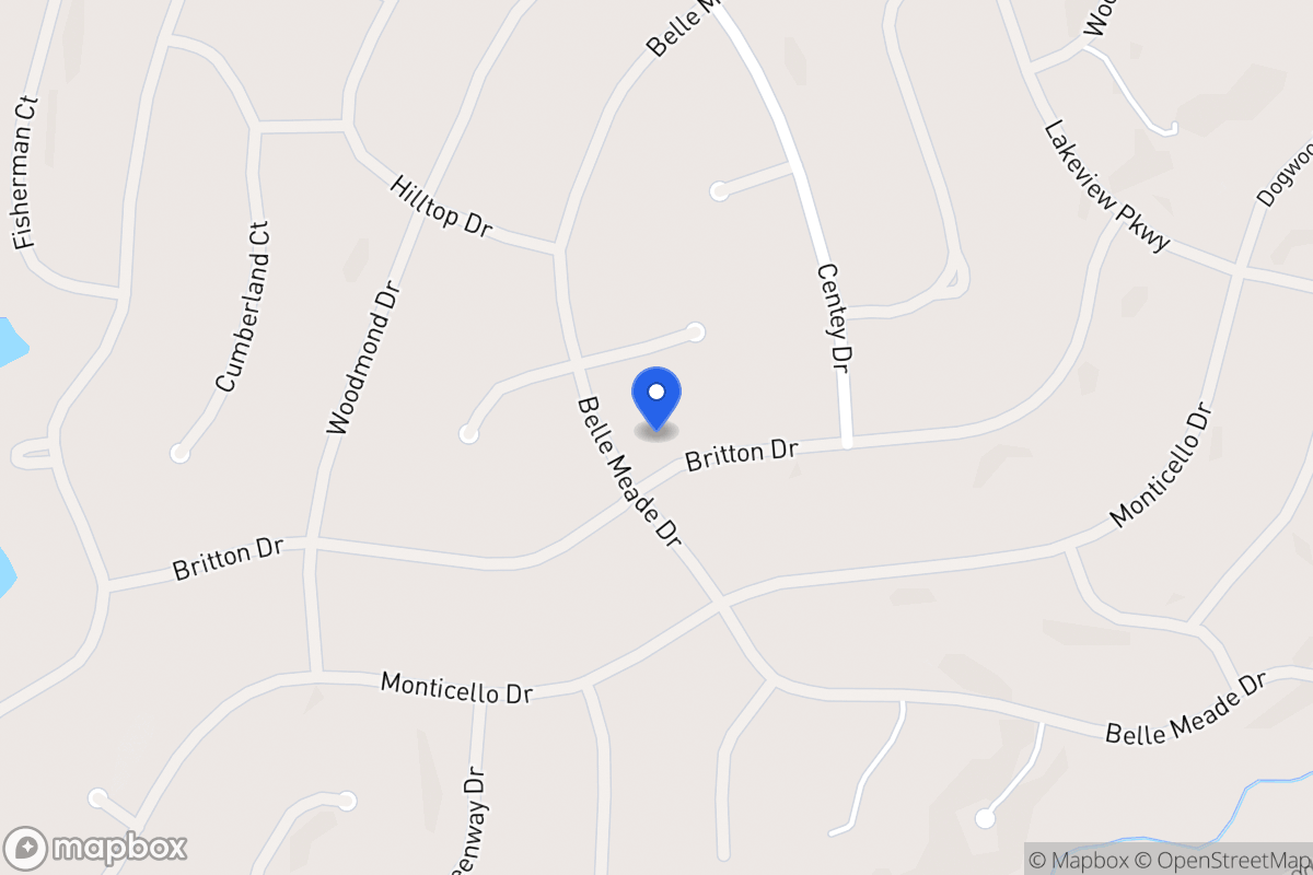 Map of 5545 Britton Dr