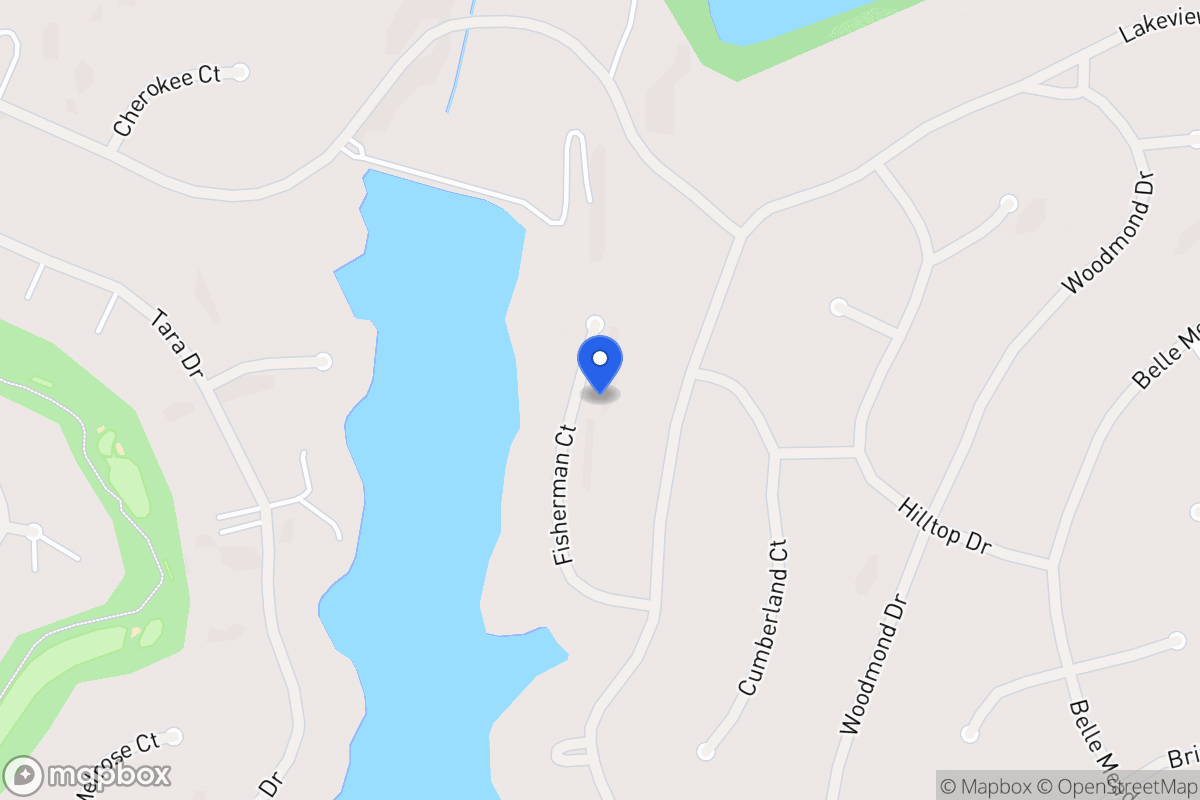 Map of 5553 Fisherman Ct