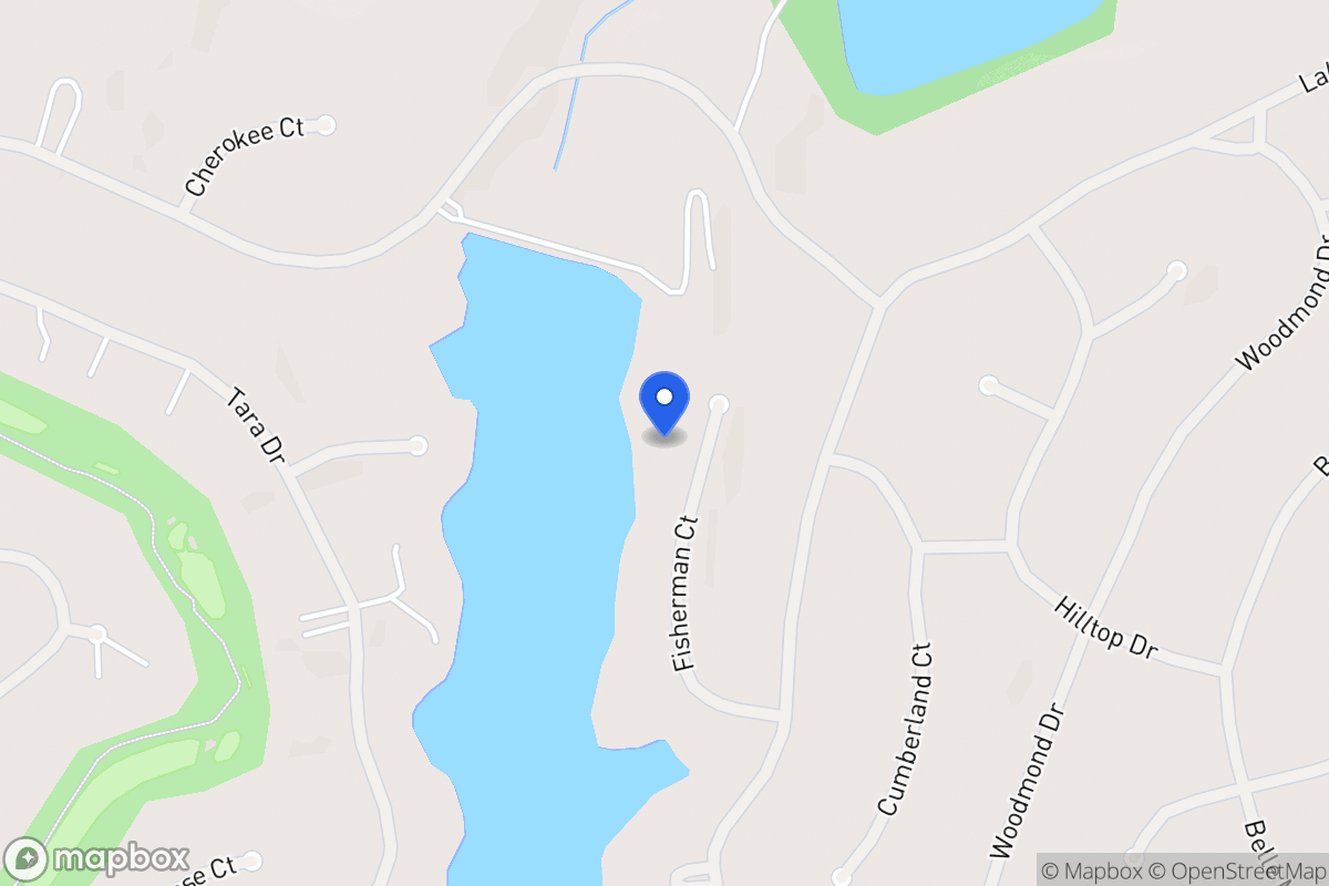 Map of 5561 Fisherman Ct