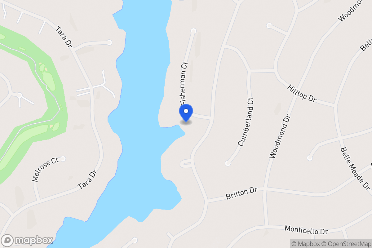 Map of Fisherman Ct