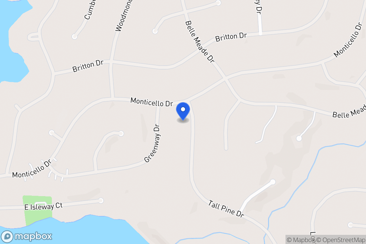 Map of 6002 Tall Pine Dr