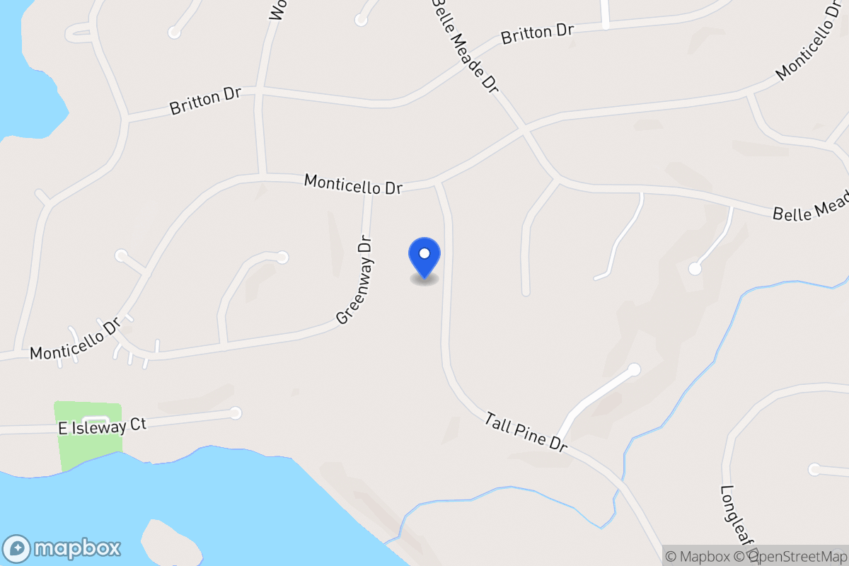 Map of 6005 Tall Pine Dr