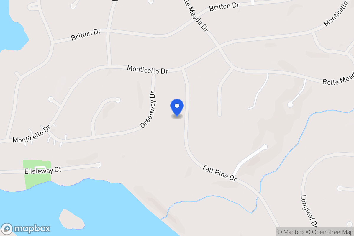 Map of 6006 Tall Pine Dr