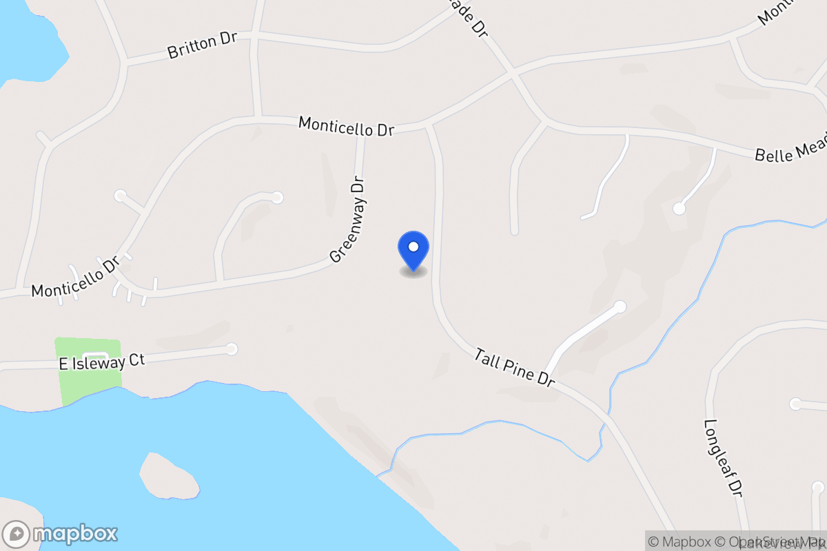 Map of 6008 Tall Pine Dr
