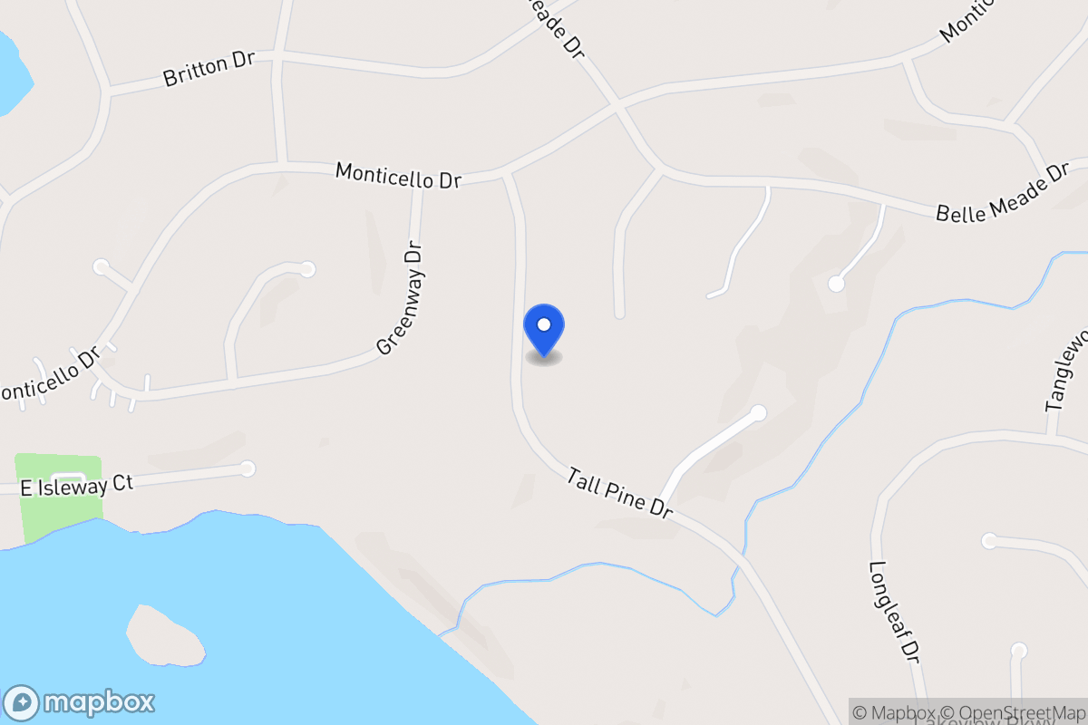 Map of 6009 Tall Pine Dr