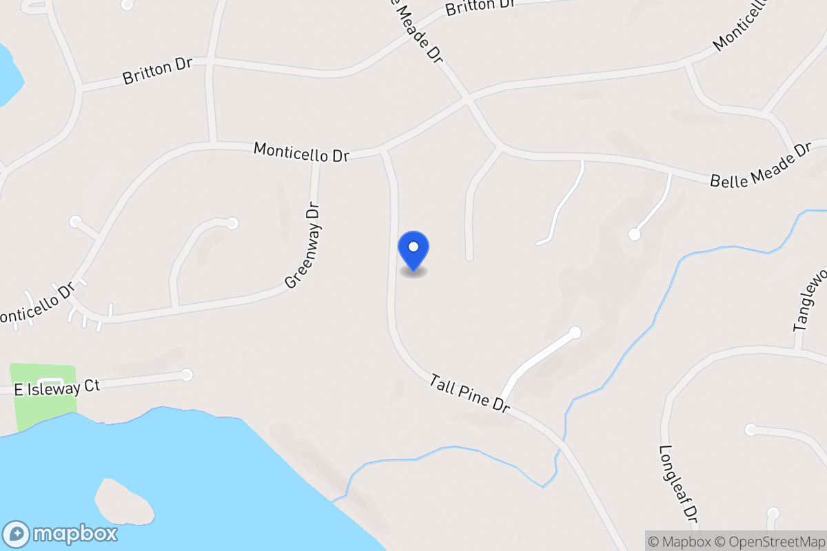 Map of 6010 Tall Pine Dr