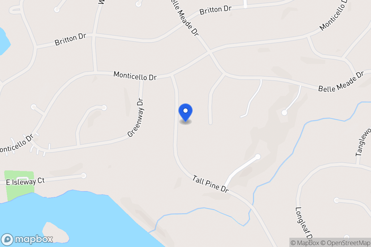 Map of 6011 Tall Pine Dr