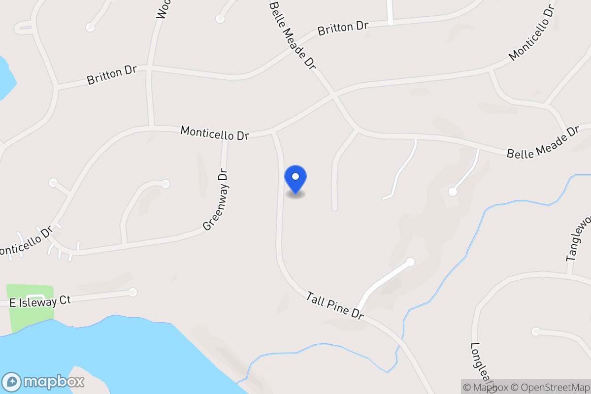 Map of 6012 Tall Pine Dr