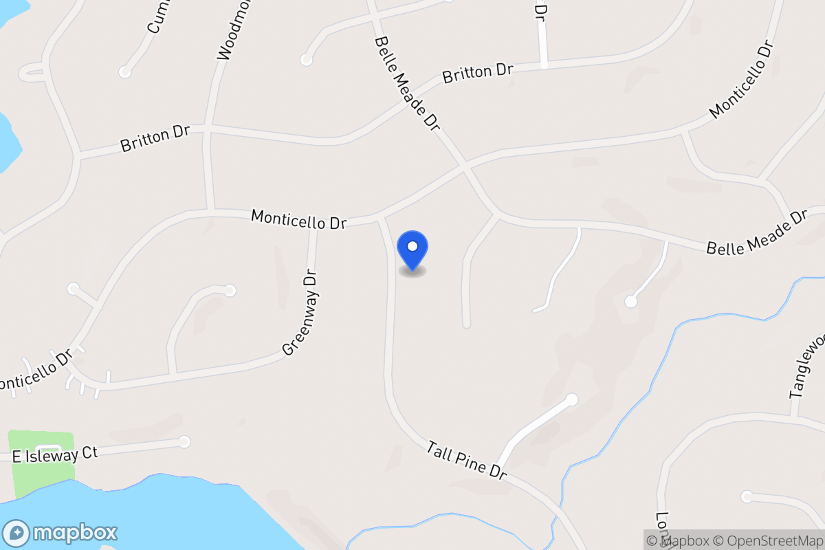 Map of 6014 Tall Pine Dr