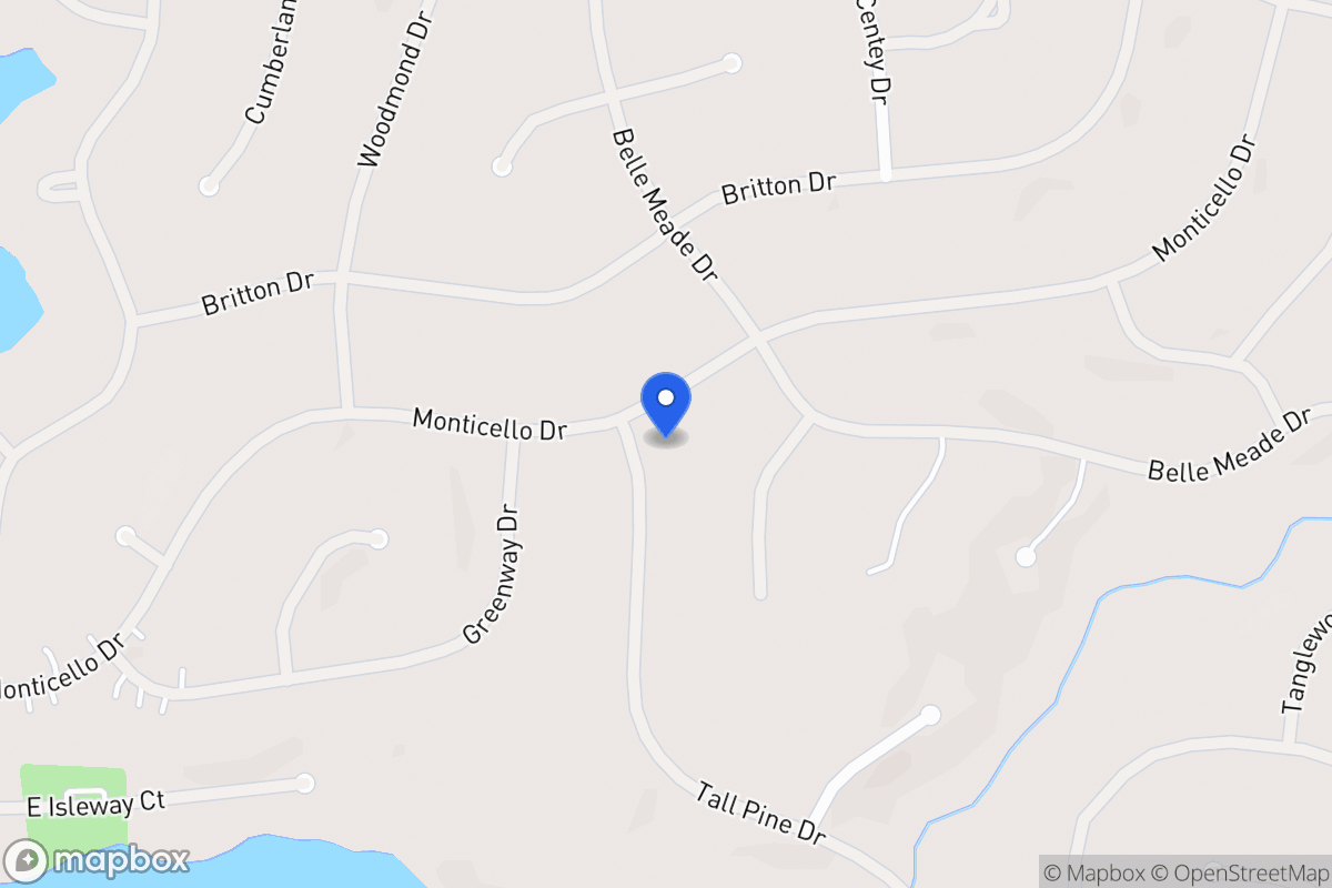 Map of 6016 Tall Pine Dr