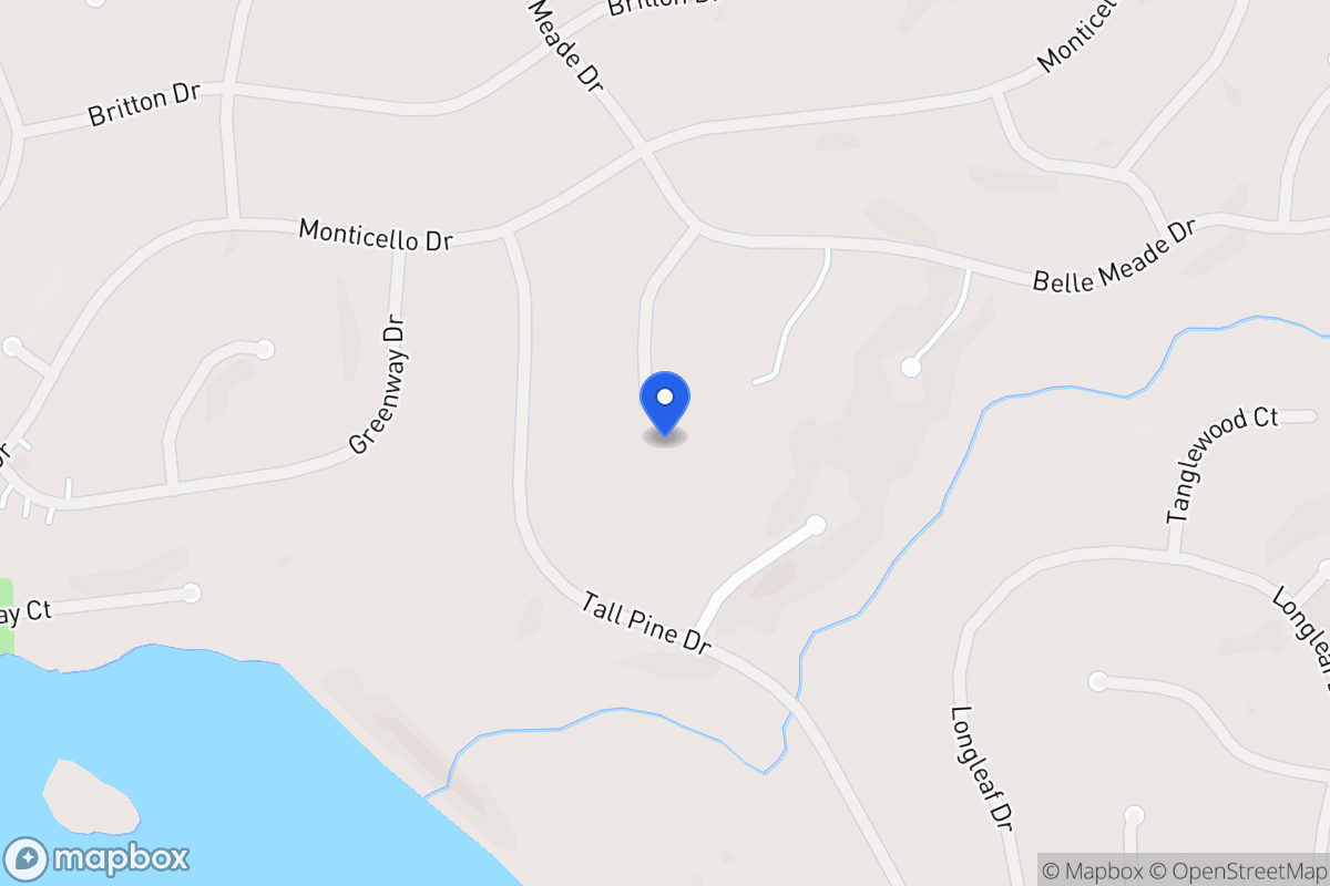 Map of 6028 Belle Meade Ct