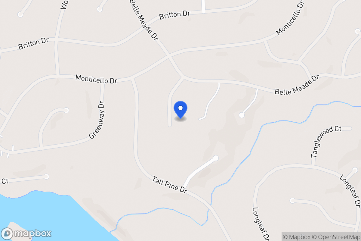Map of 6030 Belle Meade Ct