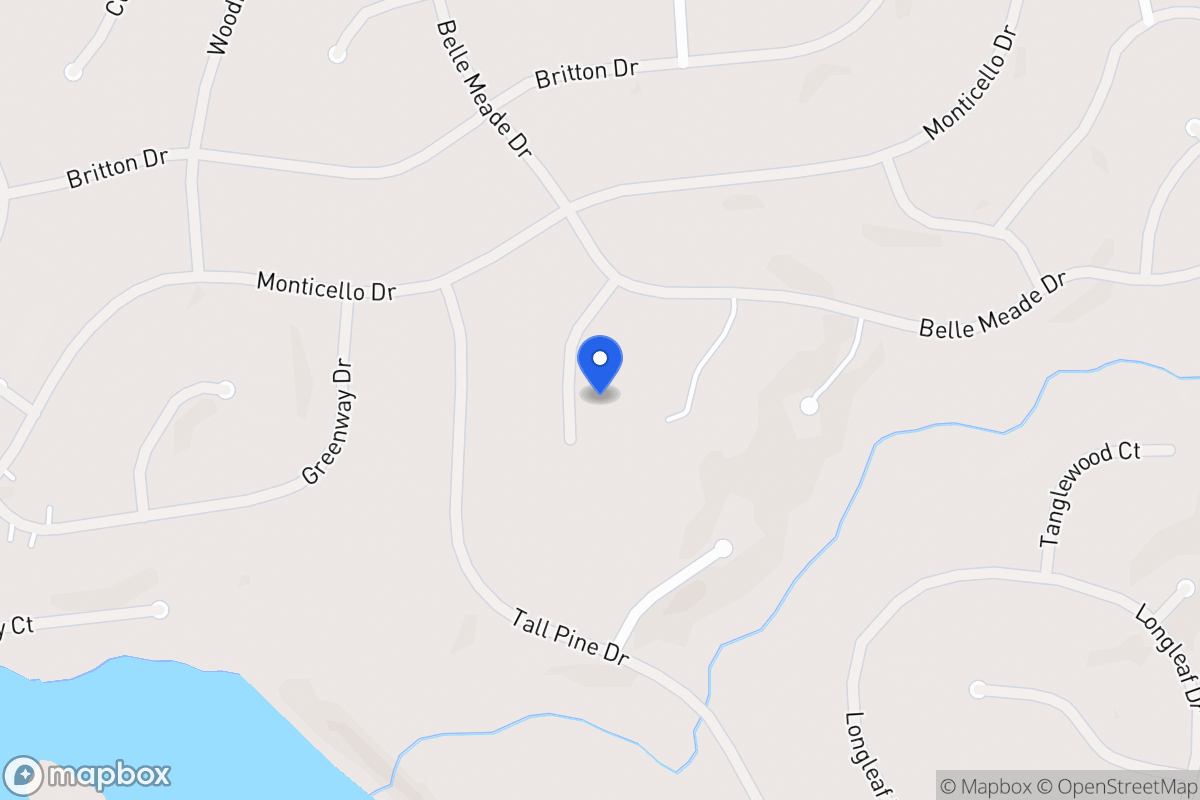 Map of 6031 Belle Meade Ct