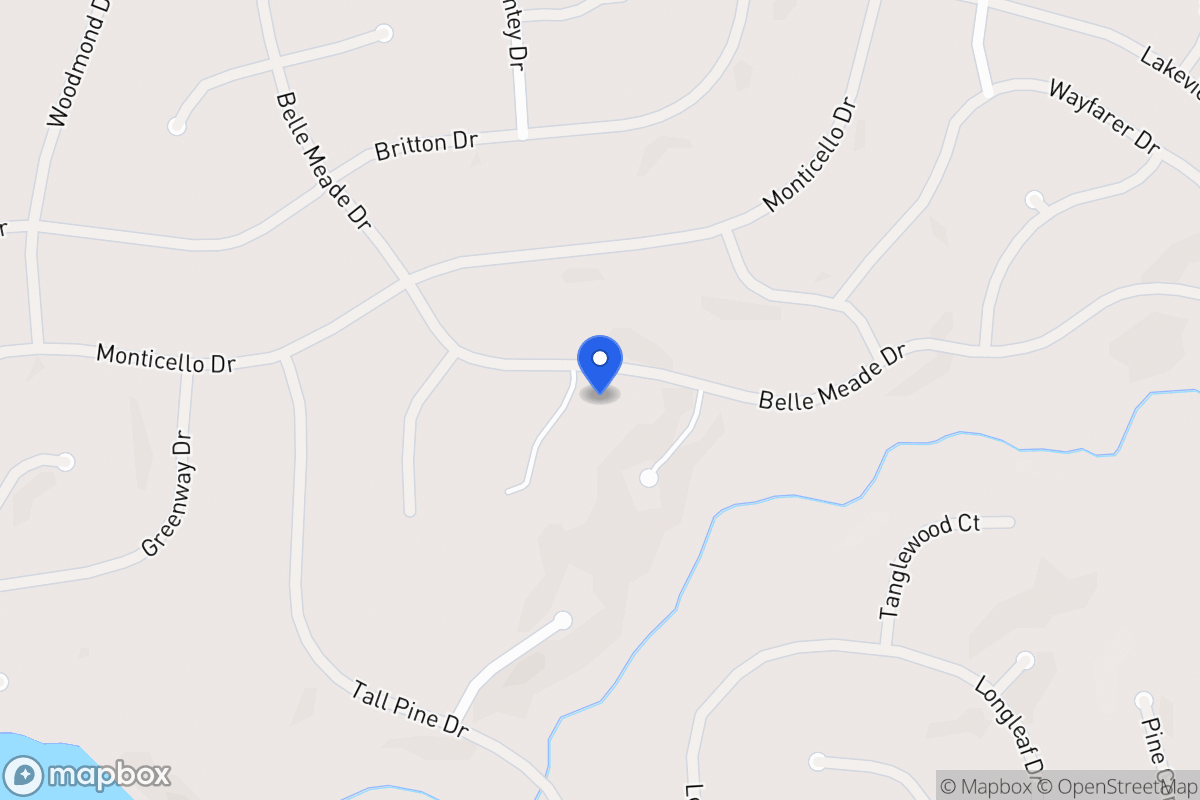 Map of 6046 Belle Meade Dr