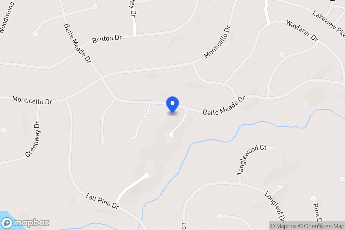 Map of 6047 Belle Meade Dr