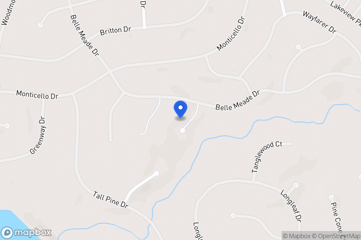 Map of 6049 Pineknoll Ct