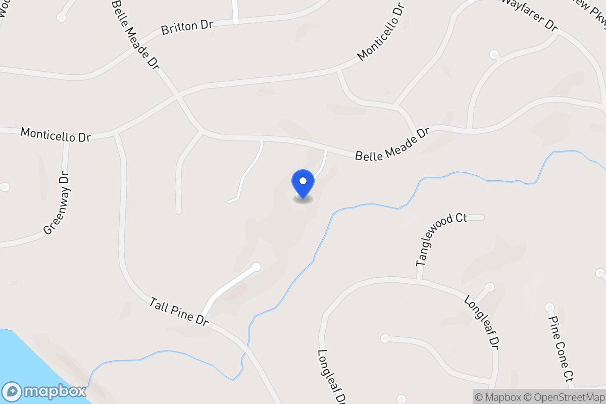 Map of 6052 Pineknoll Ct