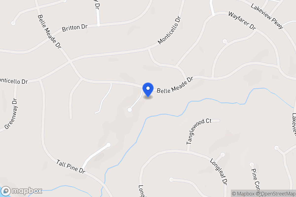 Map of 6056 Pineknoll Ct