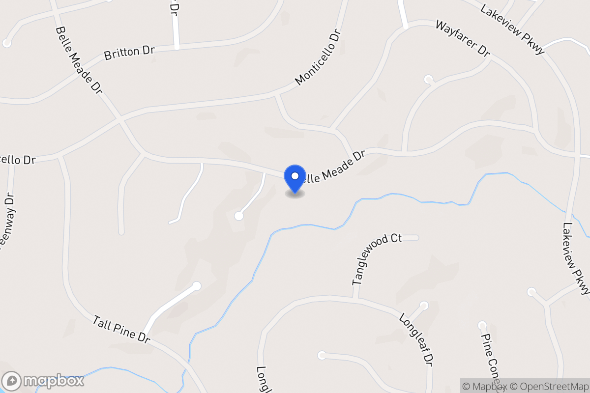 Map of 6058 Belle Meade Dr