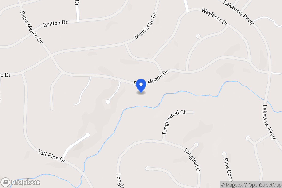 Map of 6059 Belle Meade Dr