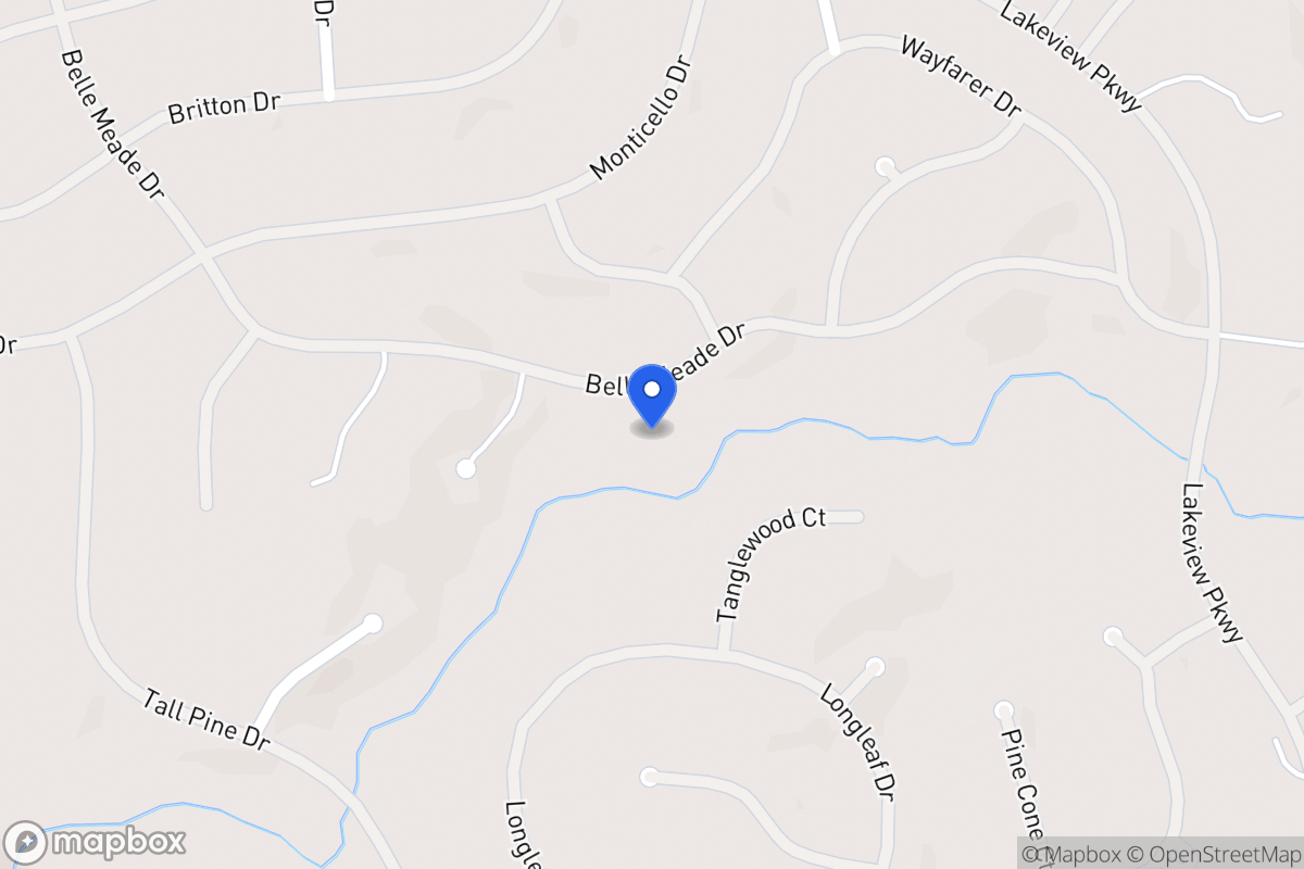 Map of 6060 Belle Meade Dr