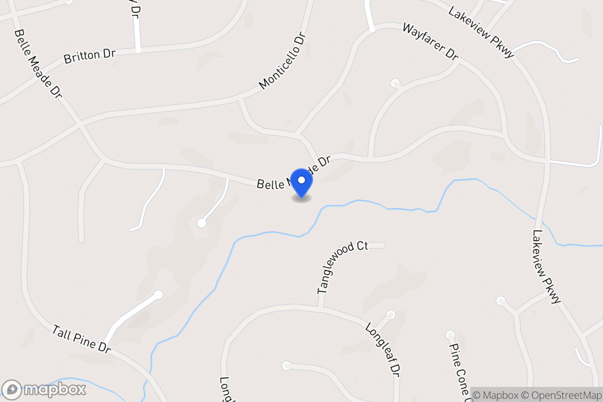 Map of 6061 Belle Meade Dr