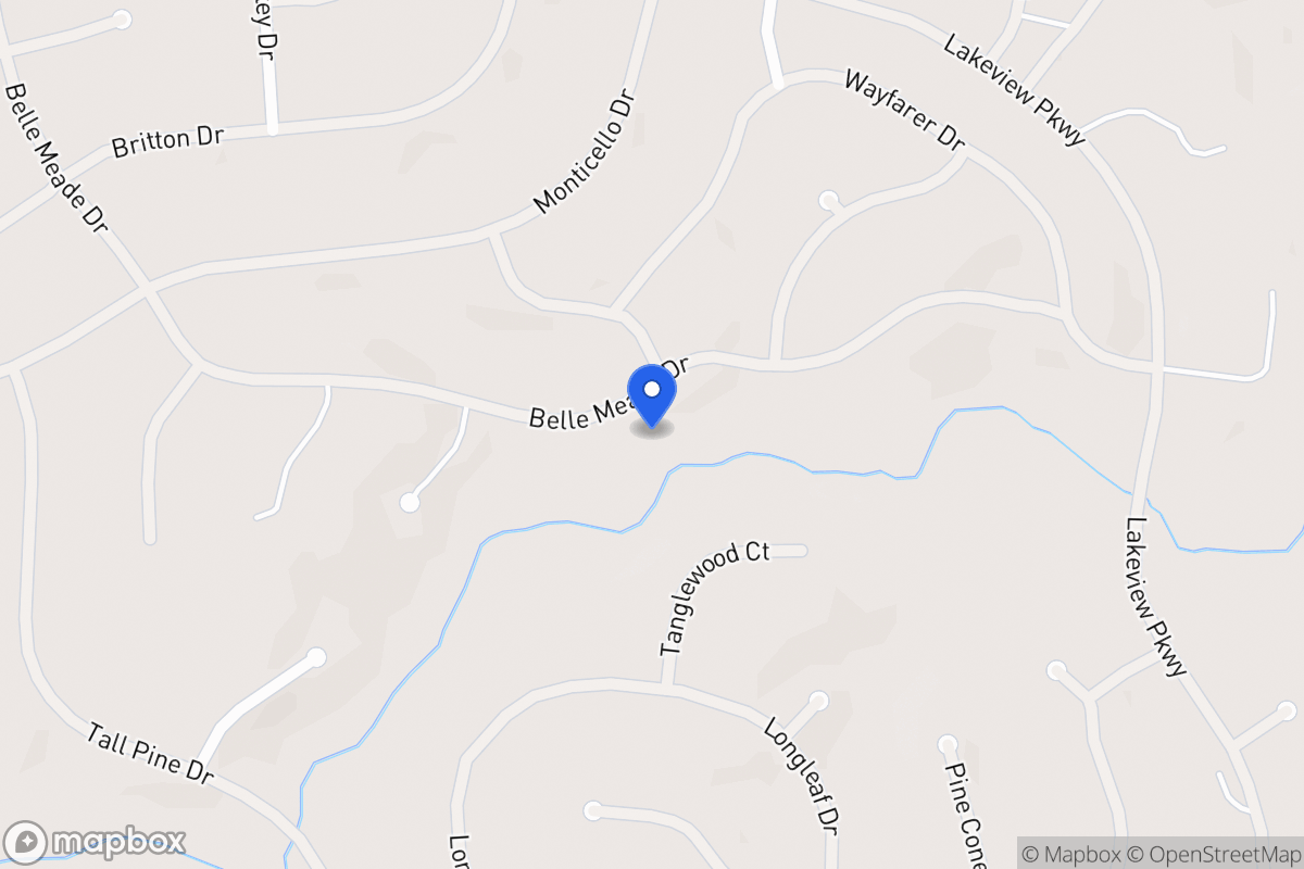 Map of 6062 Belle Meade Dr