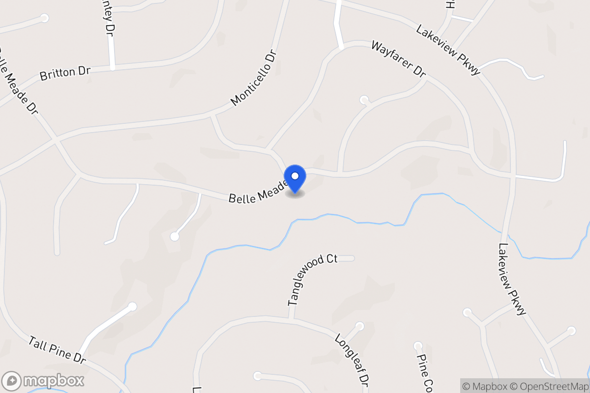 Map of 6063 Belle Meade Dr