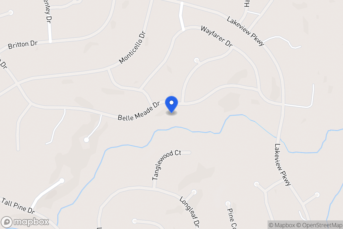 Map of 6065 Belle Meade Dr