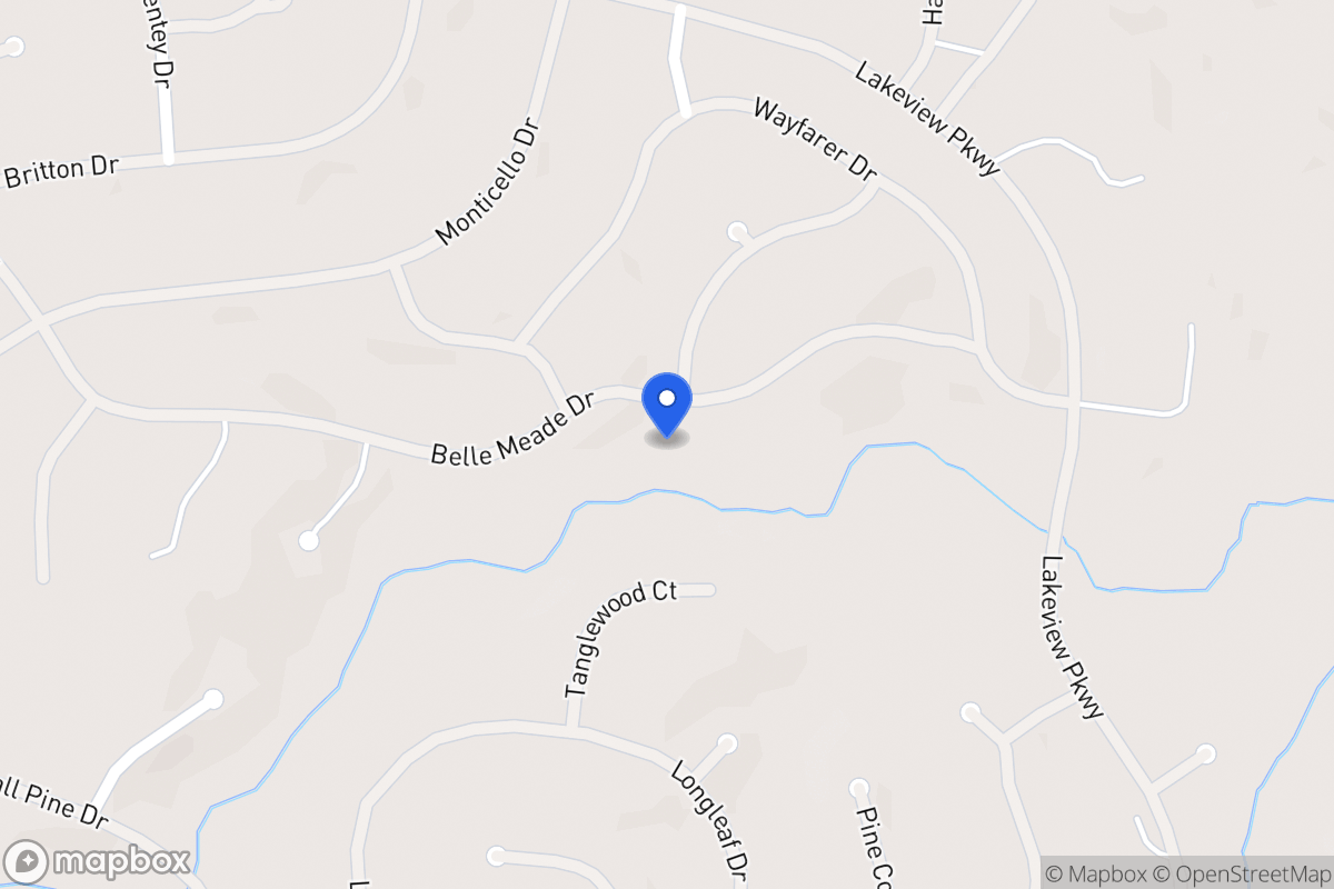 Map of 6066 Belle Meade Dr