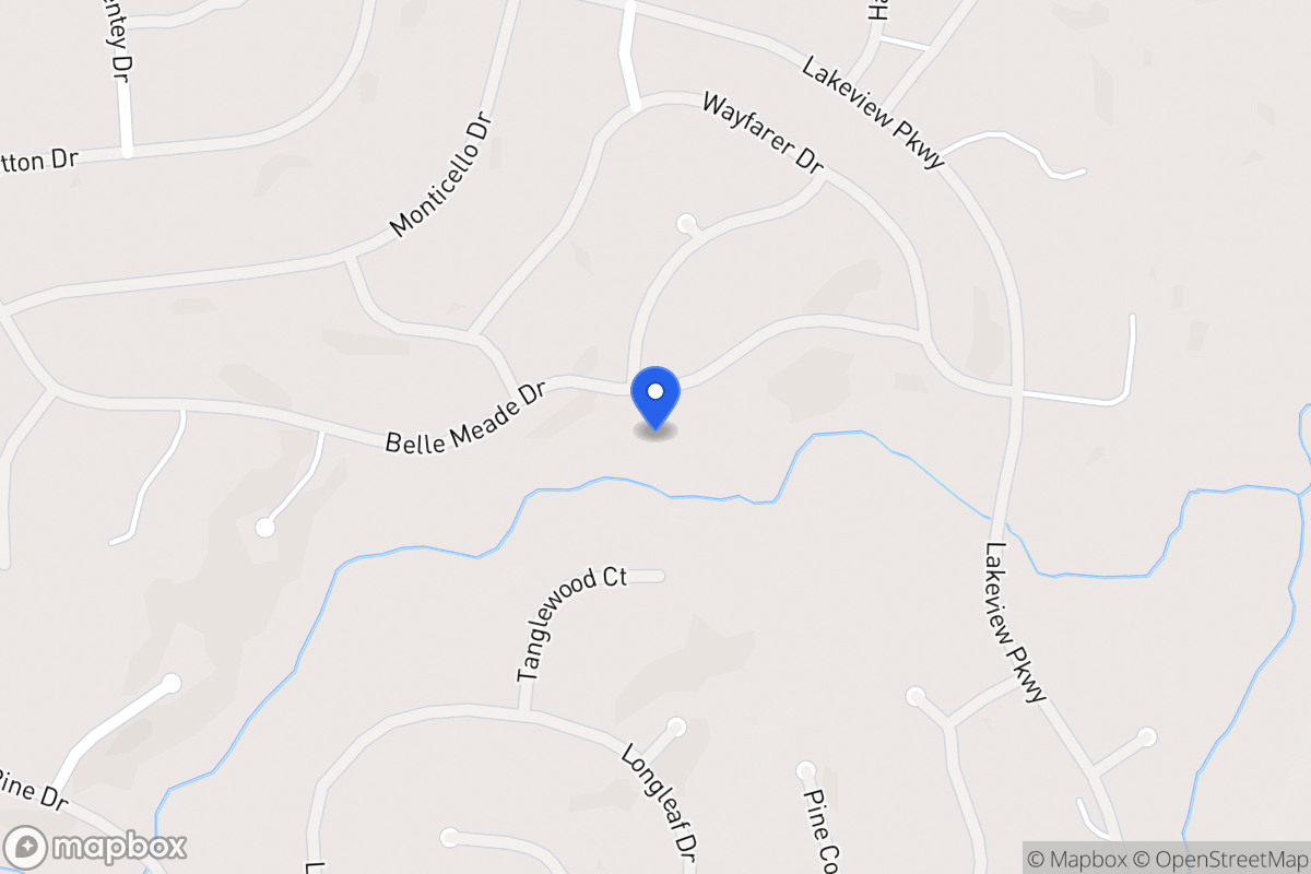 Map of 6067 Belle Meade Dr