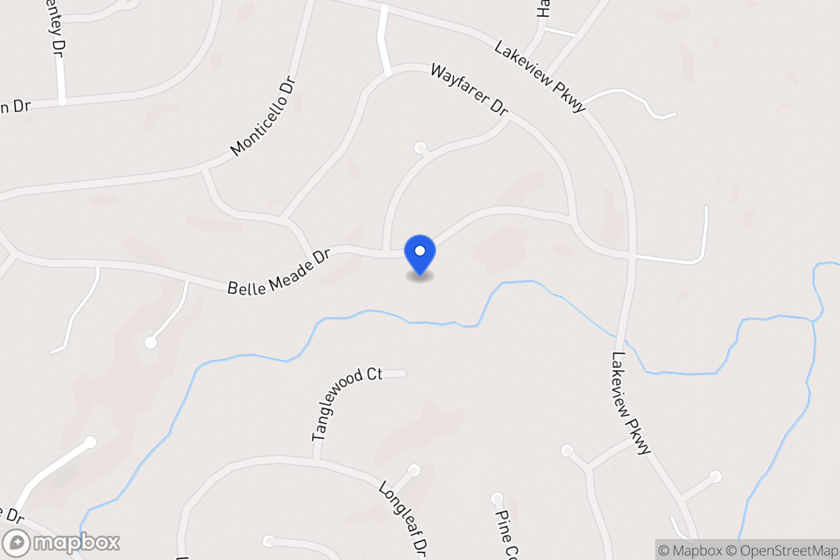 Map of 6068 Belle Meade Dr