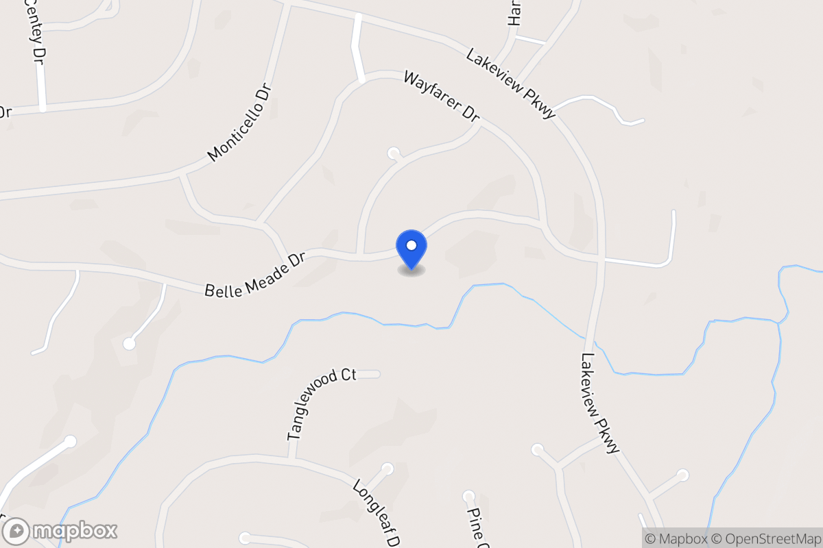 Map of 6069 Belle Meade Dr