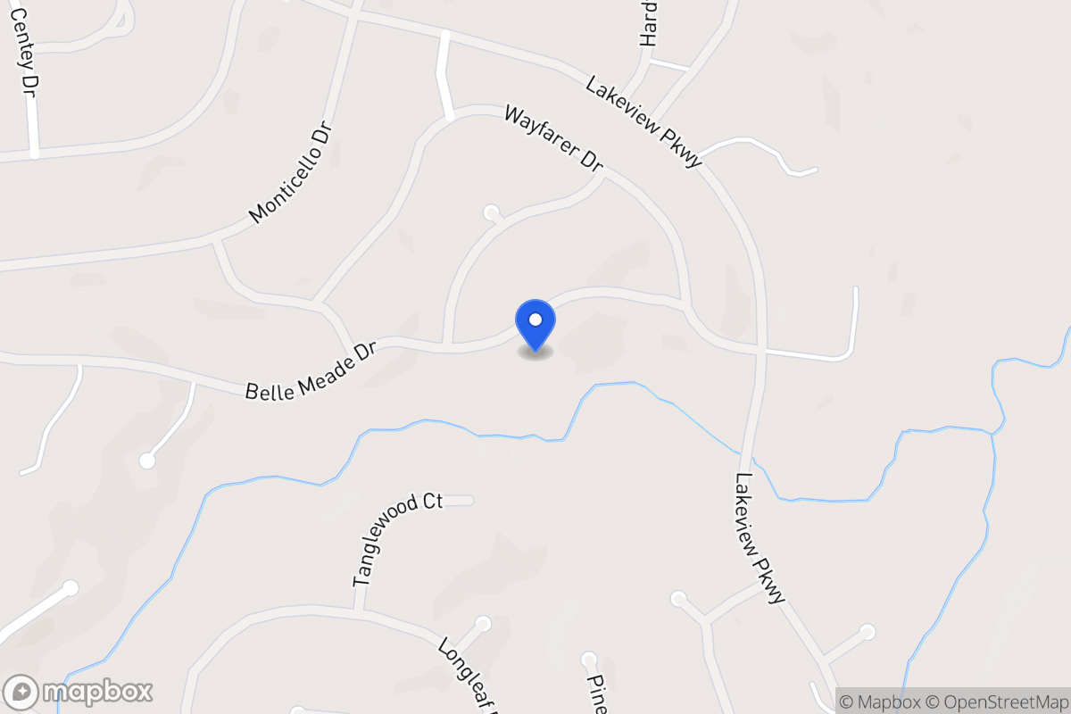 Map of 6070 Belle Meade Dr