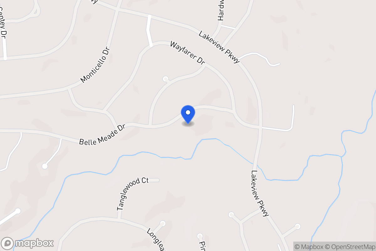 Map of 6071 Belle Meade Dr