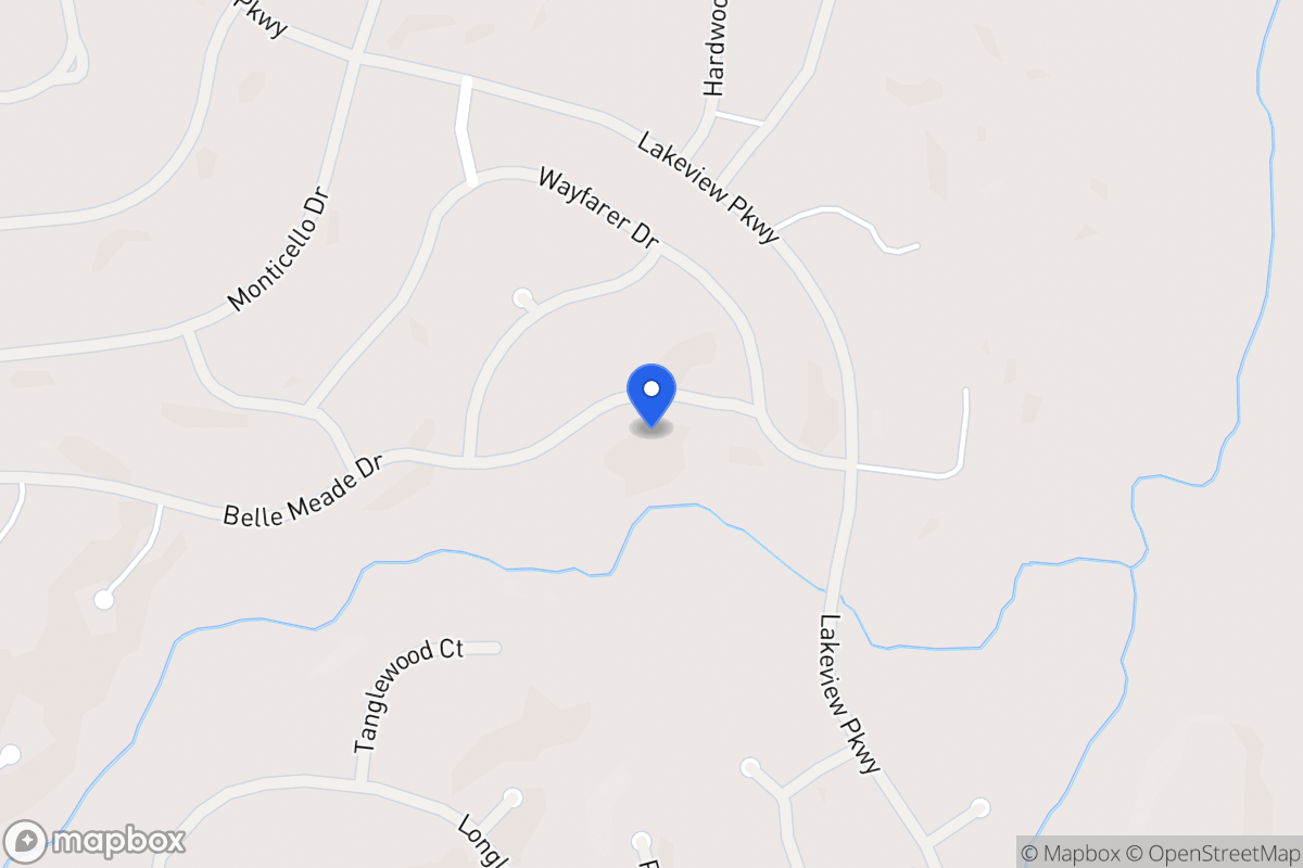 Map of 6073 Belle Meade Dr