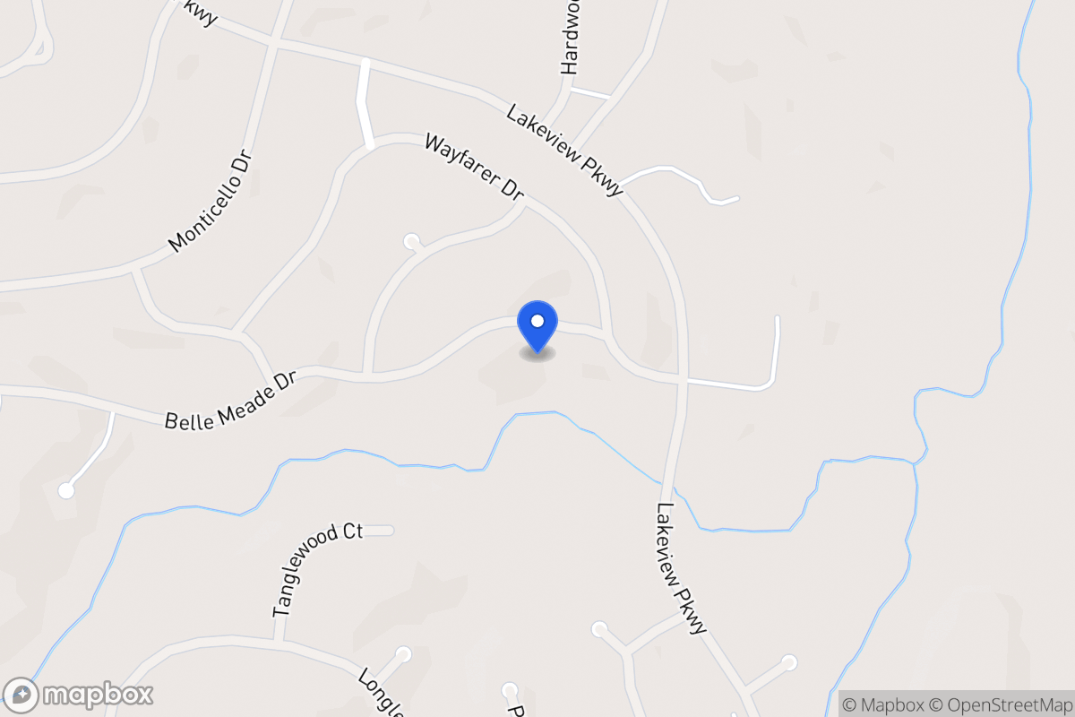 Map of 6074 Belle Meade Dr