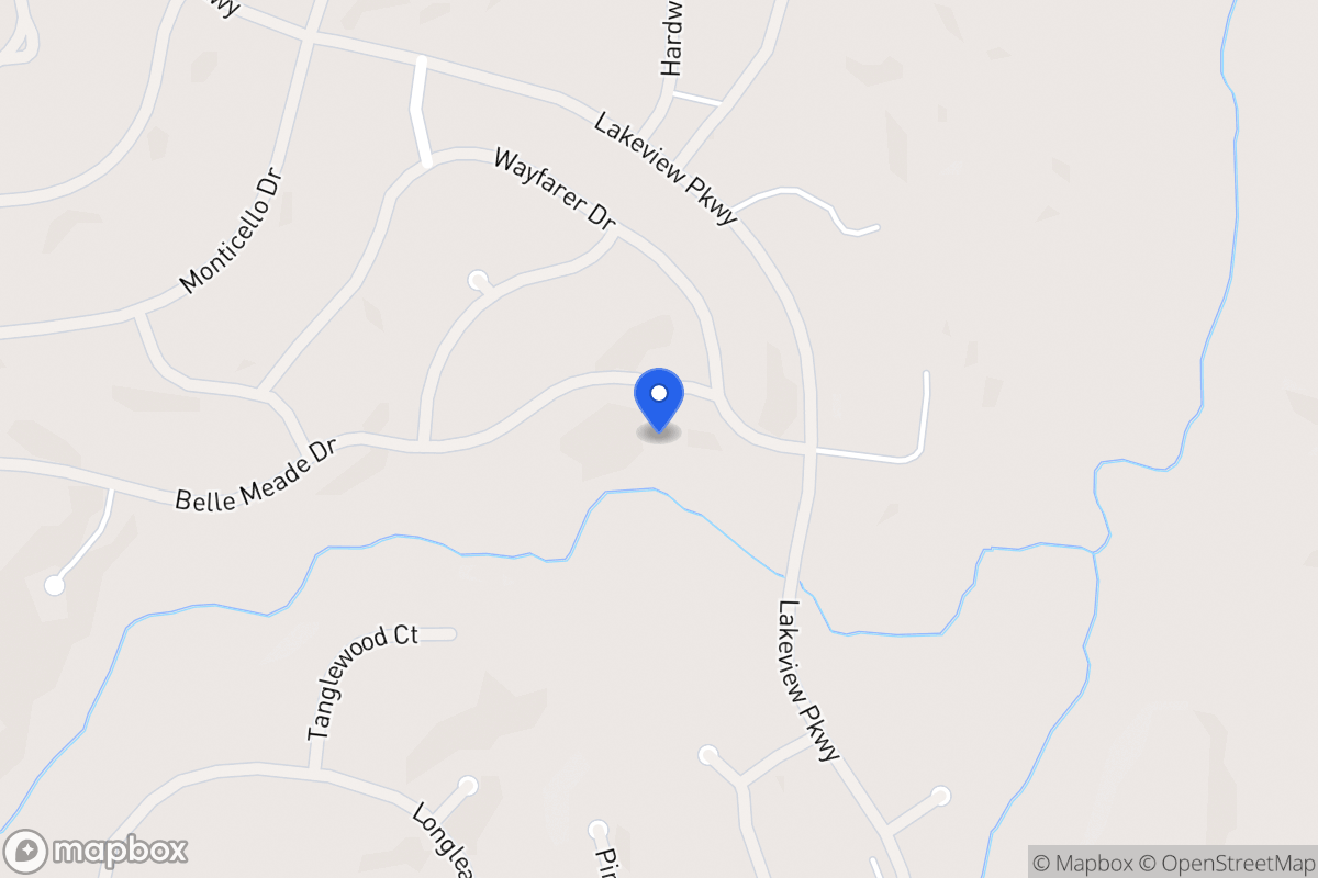 Map of 6075 Belle Meade Dr