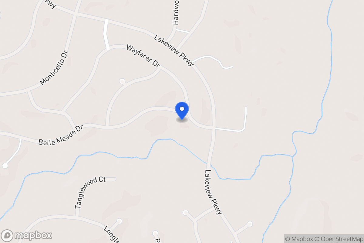 Map of 6076 Belle Meade Dr