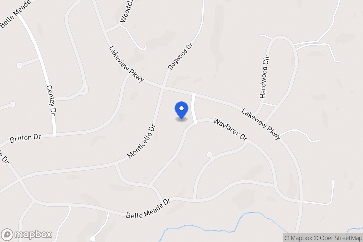 Map of 6100 Belle Way Dr
