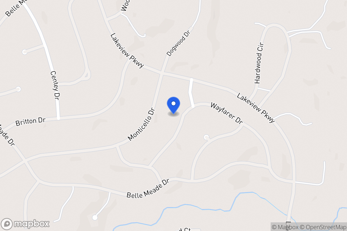 Map of 6102 Wayfarer Dr