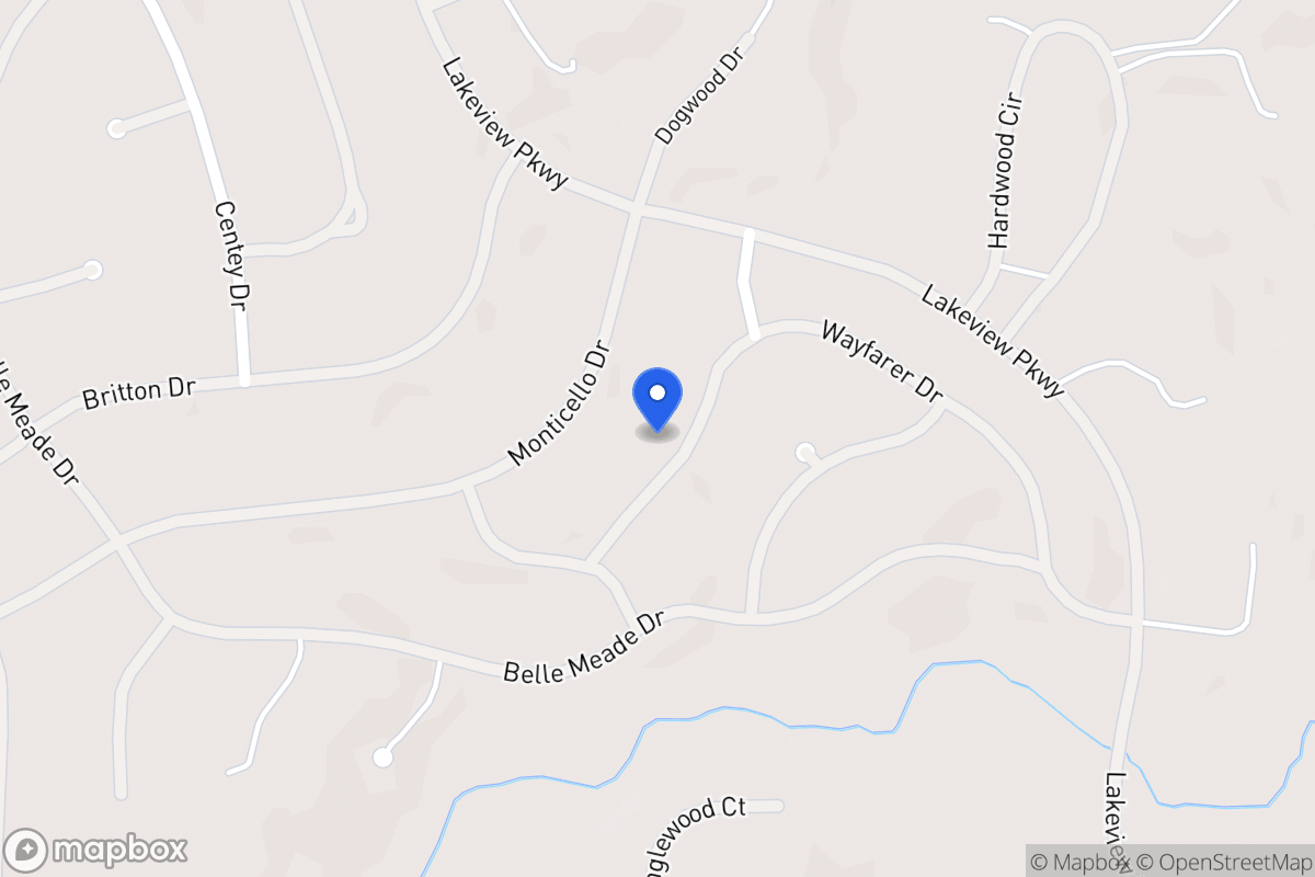 Map of 6104 Wayfarer Dr