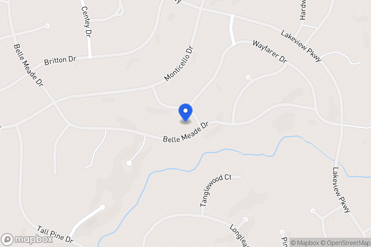 Map of 6123 Fair Oak Dr