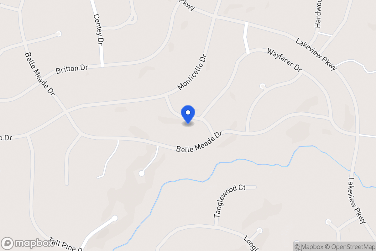 Map of 6124 Fair Oak Dr