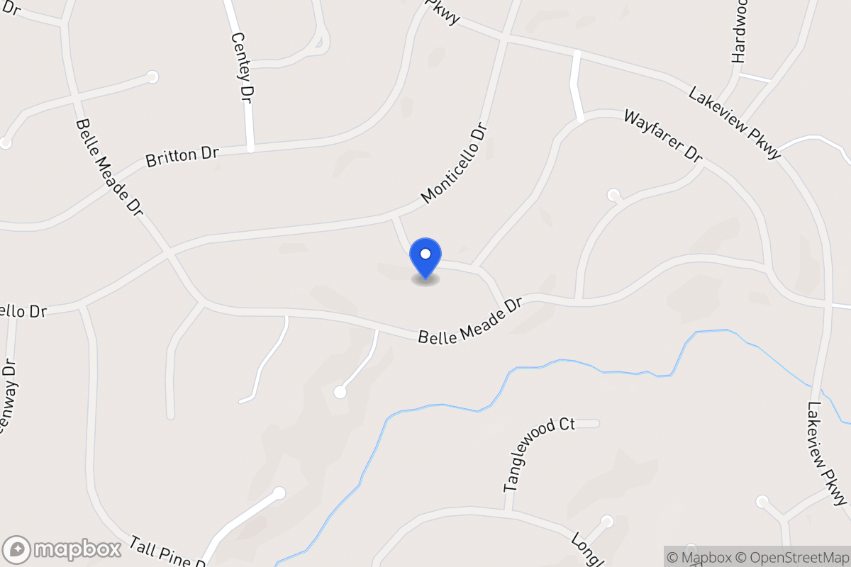 Map of 6125 Fair Oak Dr